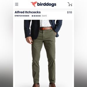 Birddog pants Alfred Itchcocks